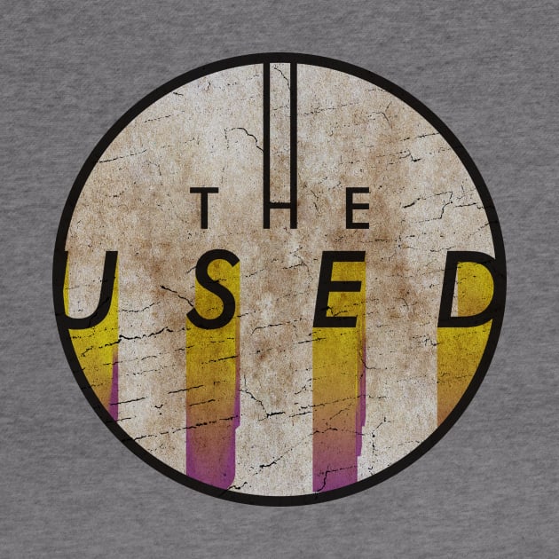 THE USED - VINTAGE YELLOW CIRCLE by GLOBALARTWORD